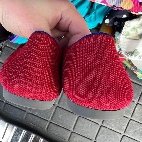 Rothy’s The Point ballet Flat Chili Red EUC - Picture 4 of 7